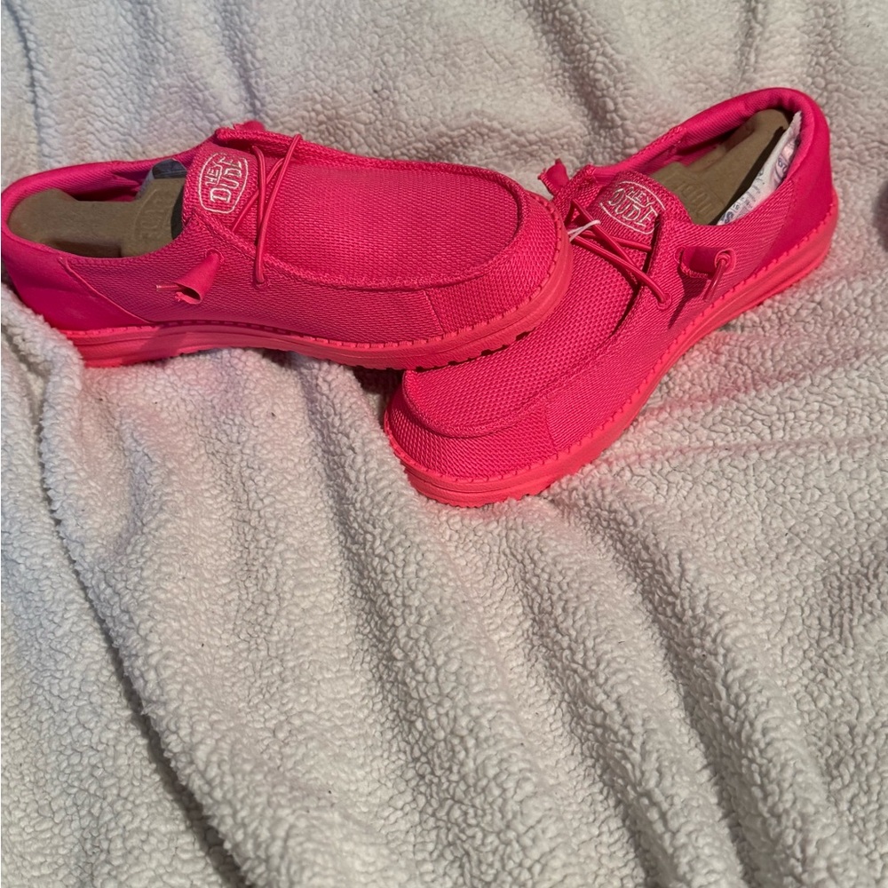 Hey Dude Women's Pink Slip-On Loafers